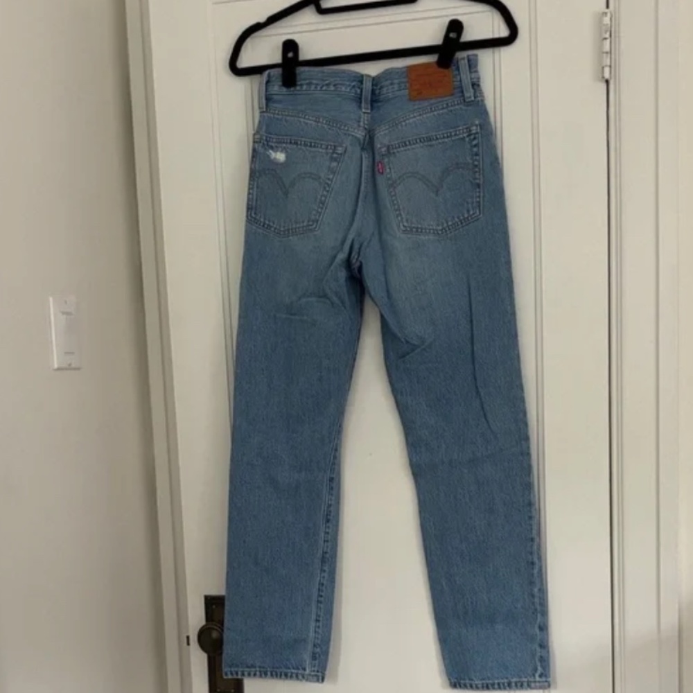 Levi's Light Blue Ripped Jeans - Picture 11 of 12